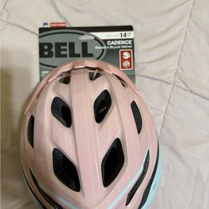 Bell Pink and Blue Women's Bicycle Helmet